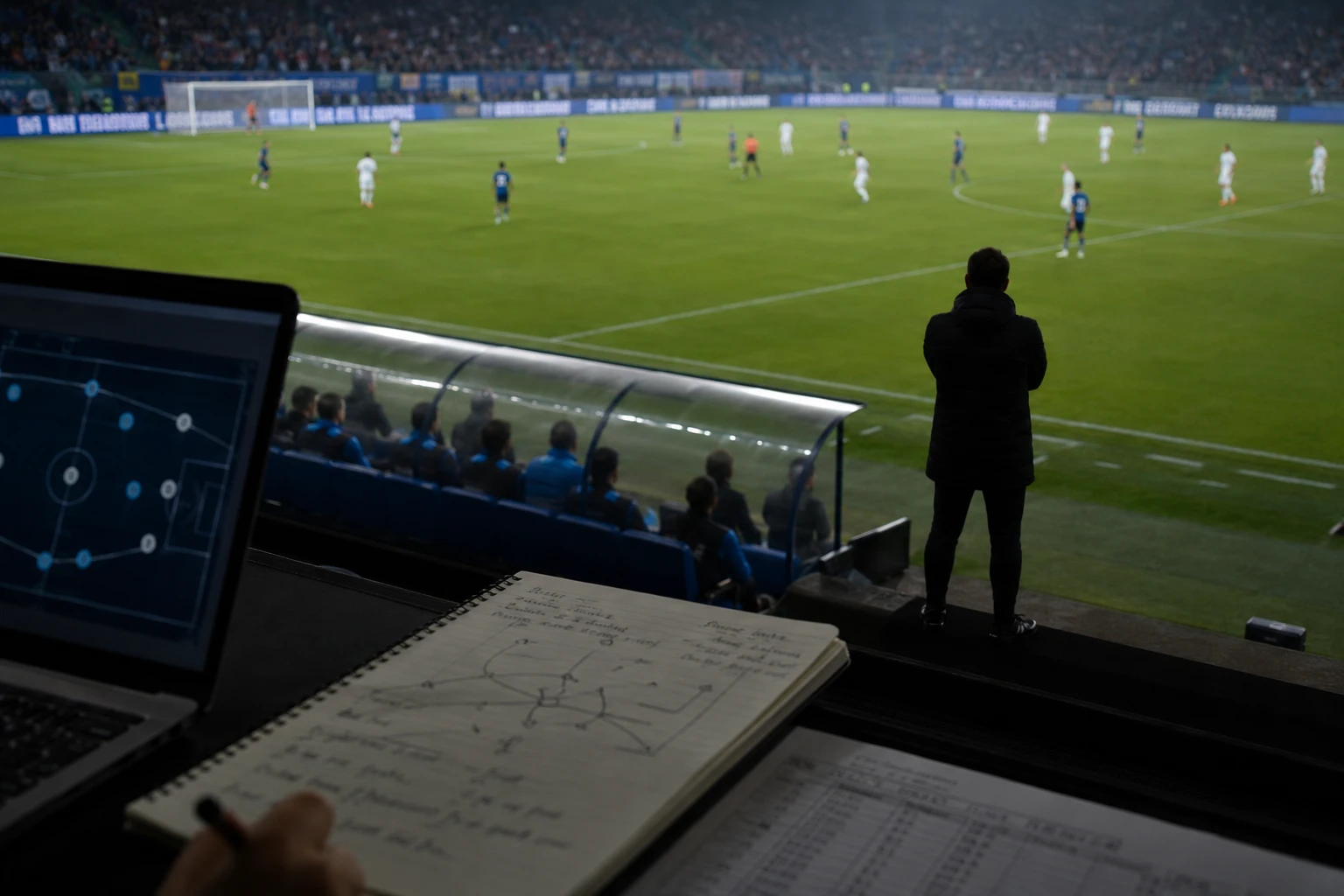 중앙 장악을 시도하는 Inter 미드필더들의 위치 변화